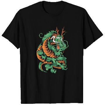 Discover Angry Japanese Dragon Tattoo T Shirts