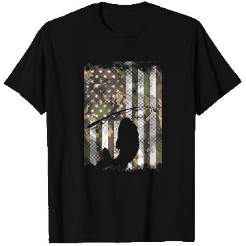 Discover Camo Fish Hook Antler Deer Hunting Buck Hunter T Shirts