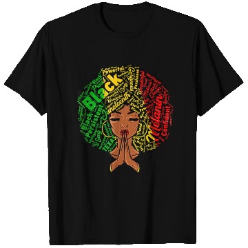 Discover Juneteenth Melanin Natural Clothes T Shirts