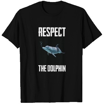 Discover Respect The Dolphin Photo Aquatic Mammal Lovers T Shirts