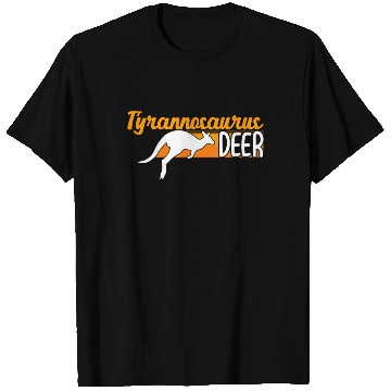 Discover Funny Kangaroo Tyrannosaurus Deer Illustration for T Shirts
