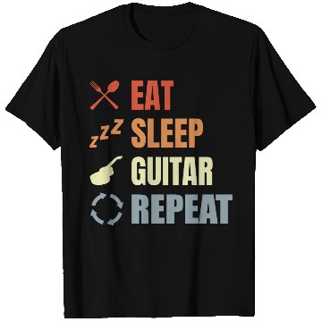 Discover Guitar Routine T Shirts