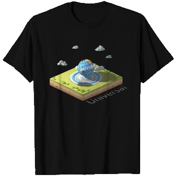 Discover Geometric low poly Universal Studios T Shirts