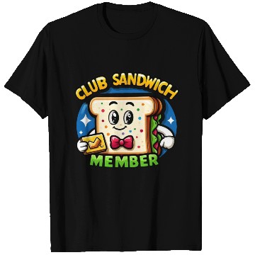 Discover The Club Sandwich Member T Shirts