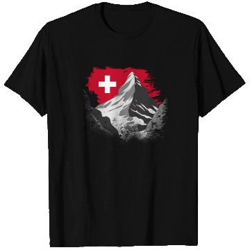 Discover Vacation Skiing, Hiking, Mountain Switzerland T Shirts