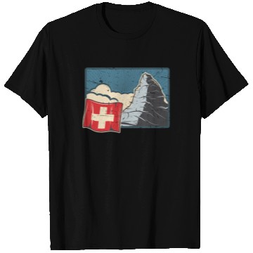 Discover Vacation Skiing, Hiking, Mountain Switzerland T Shirts