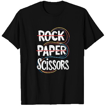 Discover Rock Paper Scissors Lesbian Funny Gay Pride LGBT T Shirts