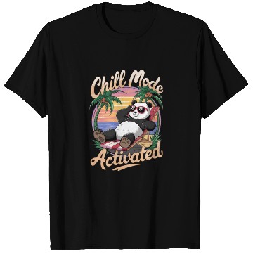Discover Panda Beach Vacation T Shirts