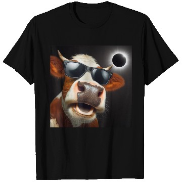 Discover Funny Solar Eclipse Wearing Glasses T Shirts