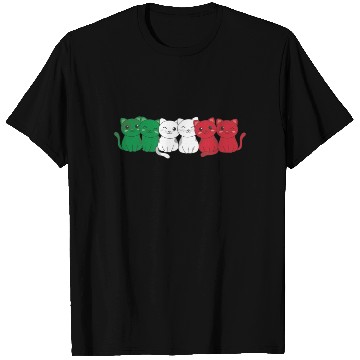 Discover Italian Flag Cat Italian Italy T Shirts