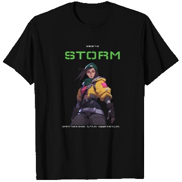 Discover She is the storm girl gamer T Shirts