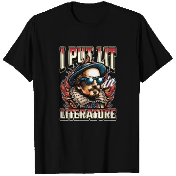 Discover Literature Teacher I Put Lit In Literature Bookish T Shirts