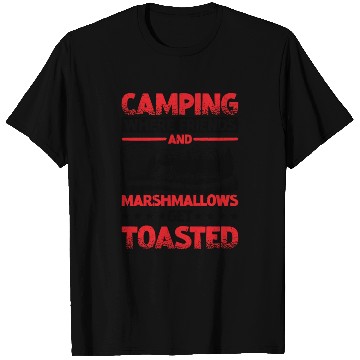 Discover Camping Where Friends and Marshmallows Toast 2 T Shirts