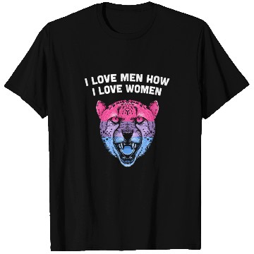 Discover I Love Men How I Love Women Bisexual LGBTQ Bi Prid T Shirts