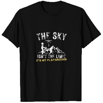 Discover Quadcopter Sky Is Not The Limit Funny Drone Pilot T Shirts