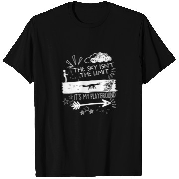 Discover Quadcopter Sky Is Not The Limit Funny Drone Pilot T Shirts