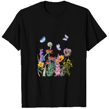 Discover Wild flowers garden T Shirts
