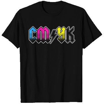 Discover CMYK Rock Band Graphic Designer T Shirts