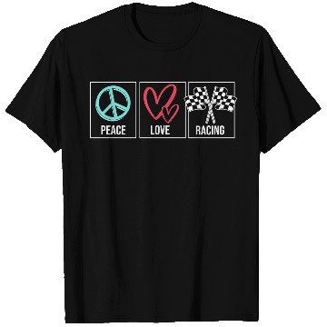 Discover Drag Race Car Lover Peace Love Drag Racing T Shirts