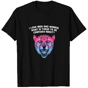 Discover I Love Men and Women Bisexual LGBTQ Bi Pride Gay L T Shirts