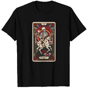 Discover Skeleton on Unicorn Tarot Card Audacity Tarot T Shirts