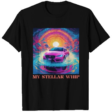 Discover Synthwave Art Futuristic Car T Shirts