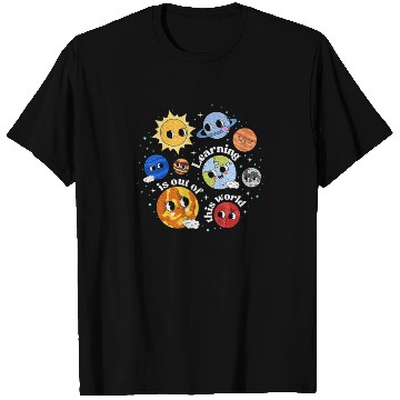 Discover Solar System Learning Science Teacher T Shirts