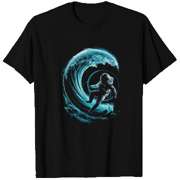 Discover Space Surfing Classic T Shirts