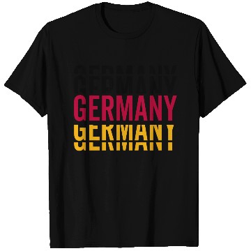 Discover Germany German Lettering National Team T Shirts