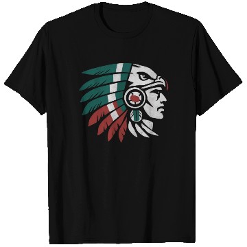 Discover Aztec Warrior Indigenous Mexican Aztec Jaguar T Shirts
