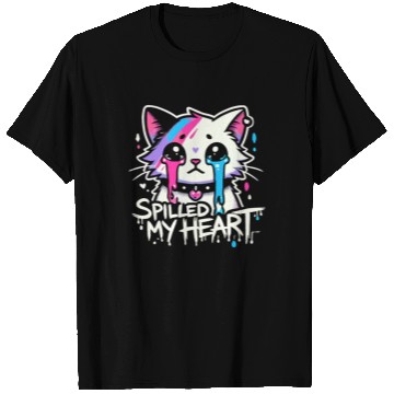 Discover Gothic Emo Cat Design For Cat Lovers And T Shirts
