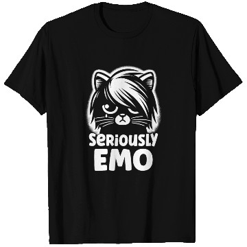 Discover Gothic Emo Cat Design For Cat Lovers And T Shirts