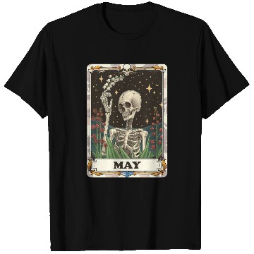 Discover May Gothic Tarot Card - Lily of the Valley & Skele T Shirts