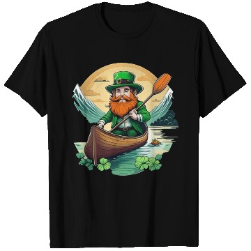 Discover St. Patrick's Day Shamrock St Paddy's Day Kayak T Shirts