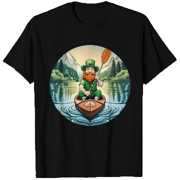 Discover St. Patrick's Day Shamrock St Paddy's Day Kayak T Shirts