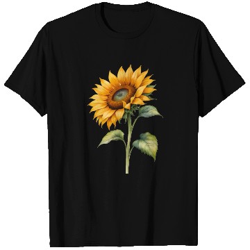 Discover Sunflower watercolor for Nature Lovers T Shirts