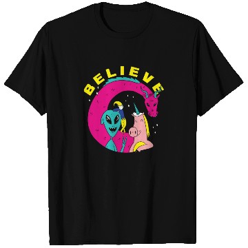Discover Funny Alien Ufo Extraterrestrials Lover Gift T Shirts