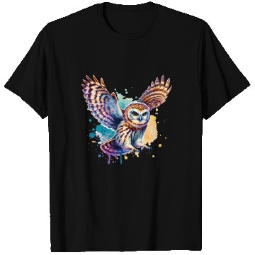 Discover Barking Owl in Flight T Shirts