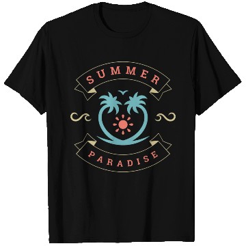 Discover Summer Paradise T Shirts Design
