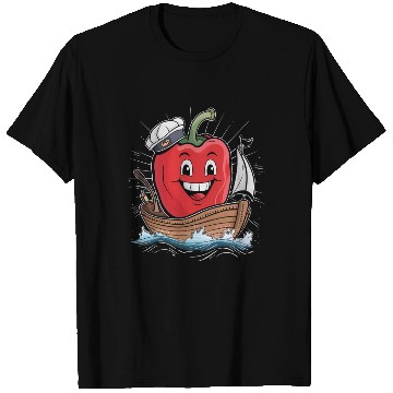 Discover Bell Pepper Sailing T Shirts