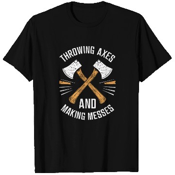 Discover Axe Throwing Enthusiasts Championship Precision T Shirts