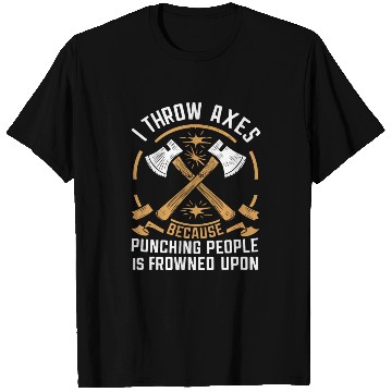 Discover Axe Throwing Enthusiasts Championship Precision T Shirts