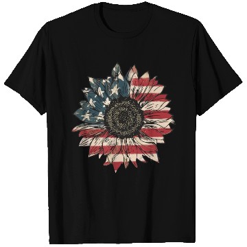 Discover Sunflower Flag T Shirts