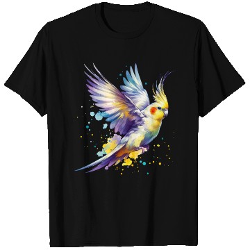 Discover Cockatiel in Flight T Shirts