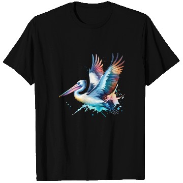 Discover Pelican in Flight T Shirts