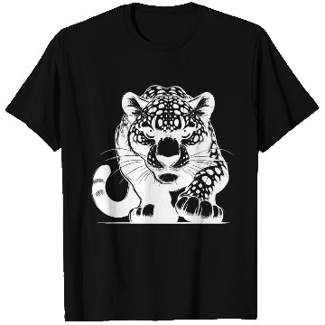 Discover Elegant Wild Leopard On The Hunt T Shirts