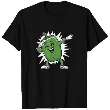 Discover Green Bell Pepper Dabbing T Shirts