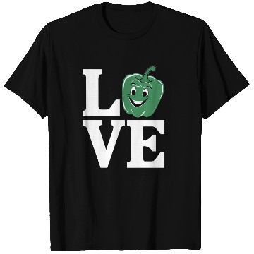 Discover Bell Pepper Love Green T Shirts