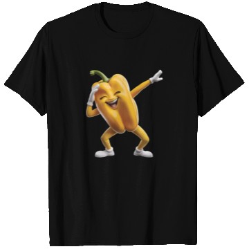 Discover Yellow Bell Pepper Dabbing Realistic T Shirts
