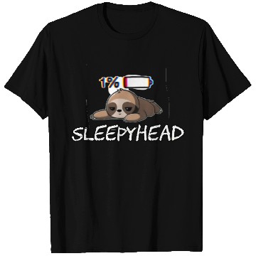 Discover Sleepyhead funny meme sloth T Shirts